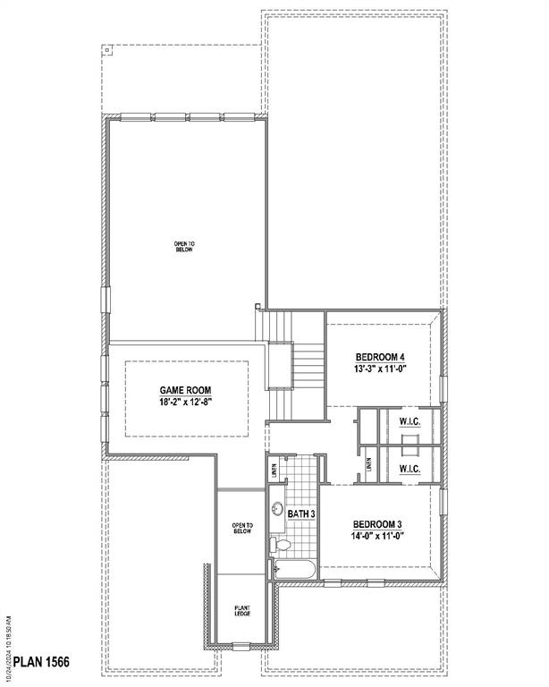 2nd level floor plan