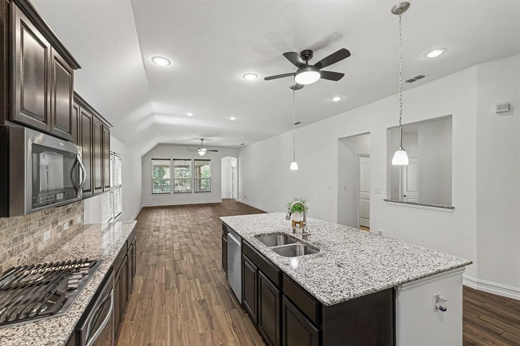 Open concept keeps the cook engaged with guests!