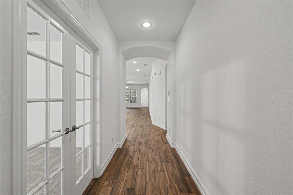 As you enter, the large office or additional living is to your left!