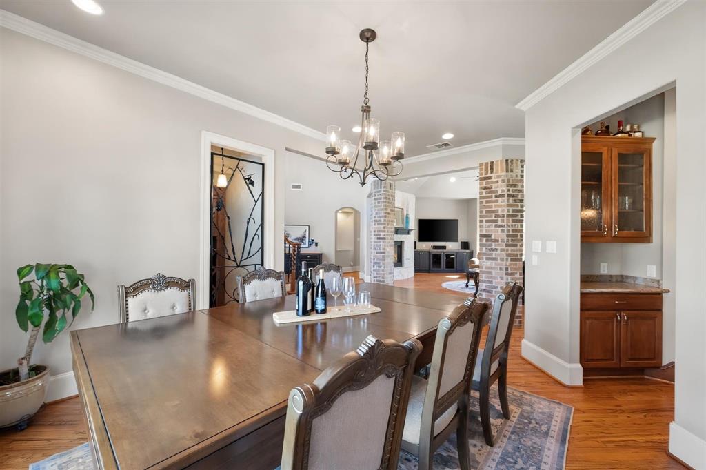 Formal dining space