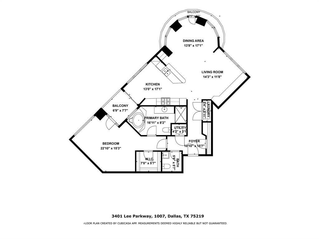 3401 Lee Parkway, #1007, Dallas, TX 75219