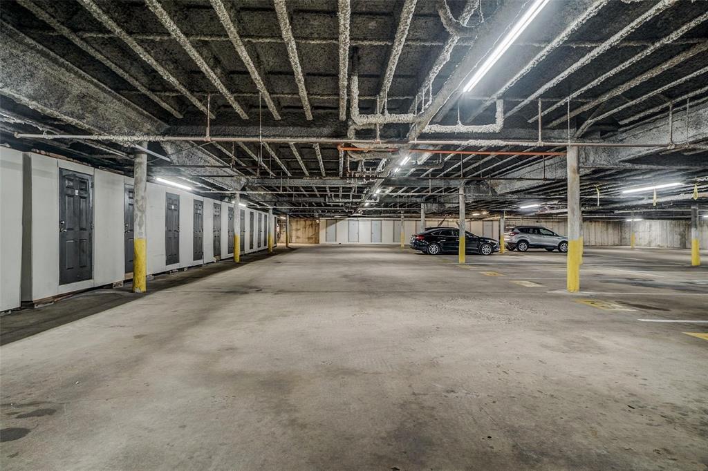 Under ground parking with 2 side by side spaces.