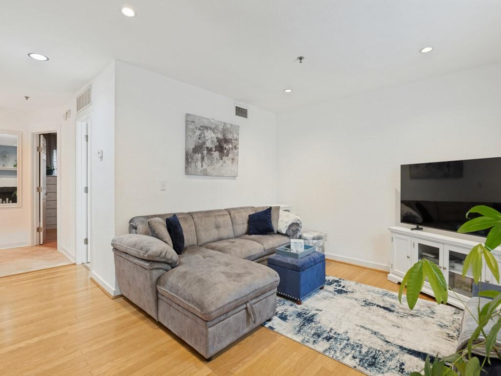 Generous living space is nice and cozy