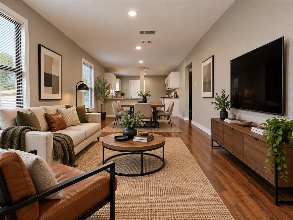 Living Room (Virtually Staged)Inviting living area showcasing a modern furniture layout and comfortable seating. Living Room (Virtually Staged)Inviting living area showcasing a modern furniture layout and comfortable seating.