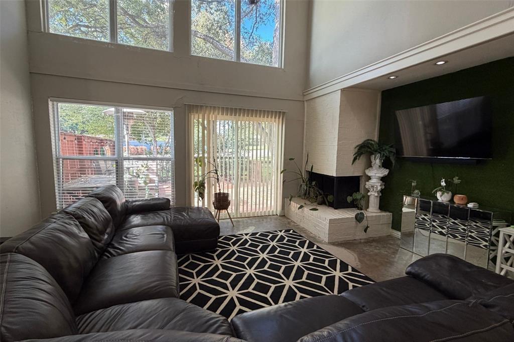 Living Room Facing Backyard Deck
