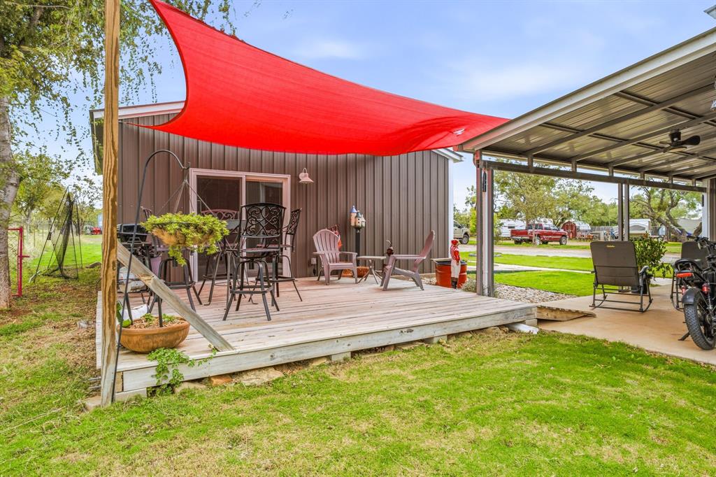 Deck area for apartment