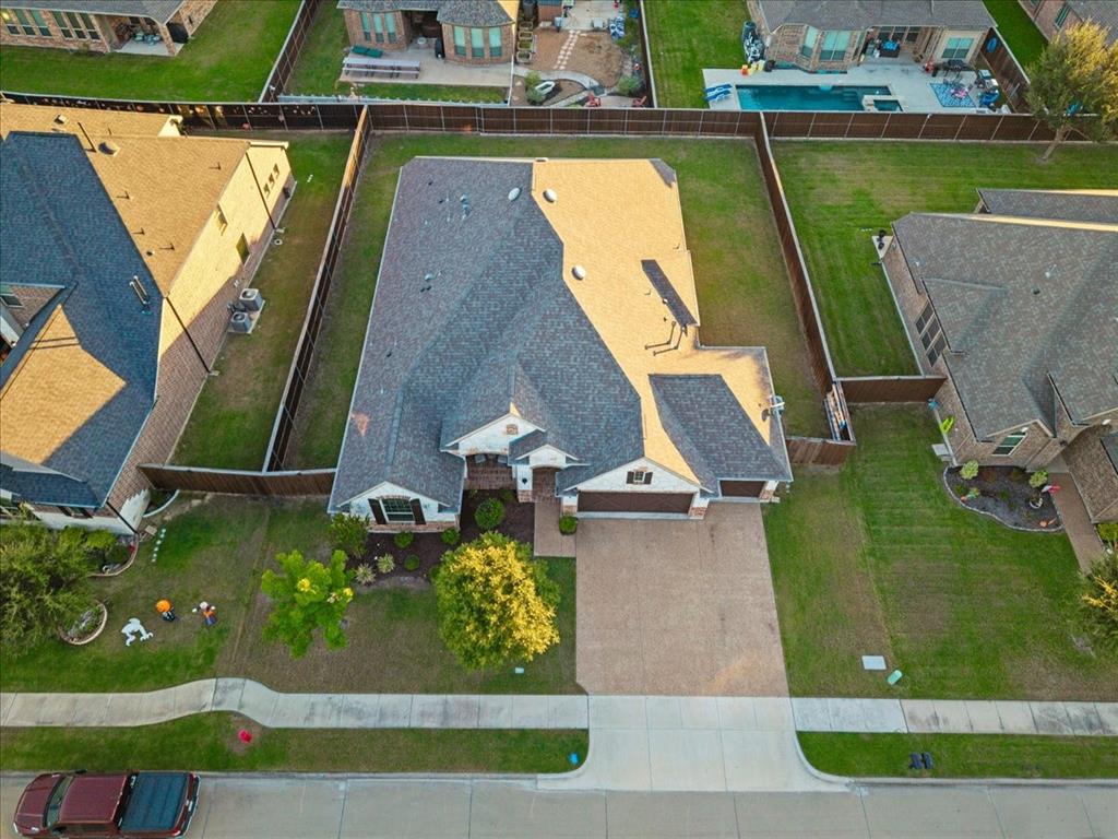 Aerial view of this beautiful home.