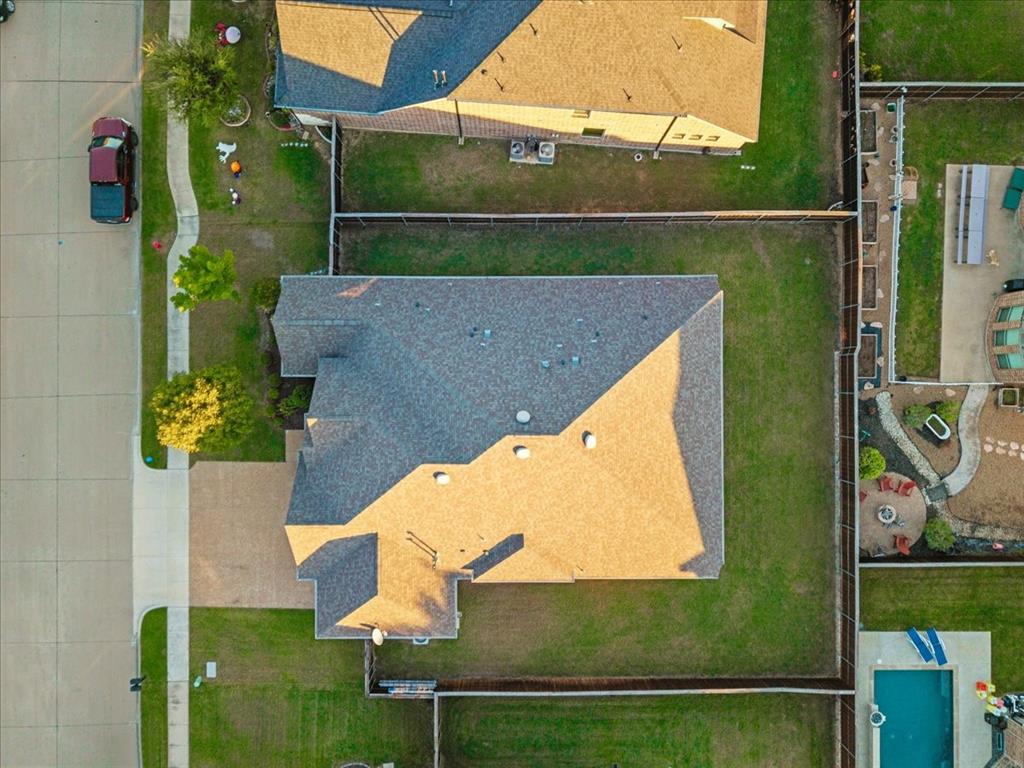 Aerial view of this beautiful home.