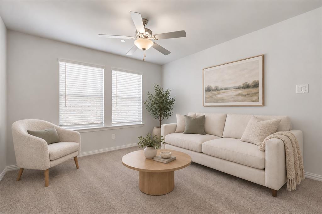 Upstairs loft living room