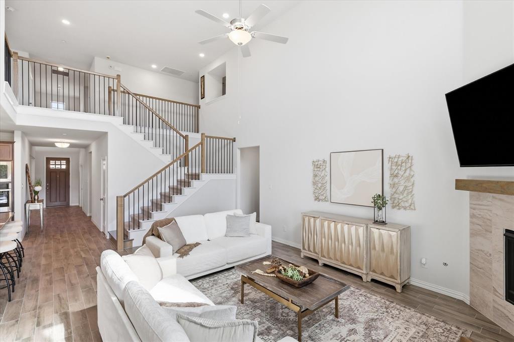 Vaulted Ceilings, and an open floorplan in the main living area