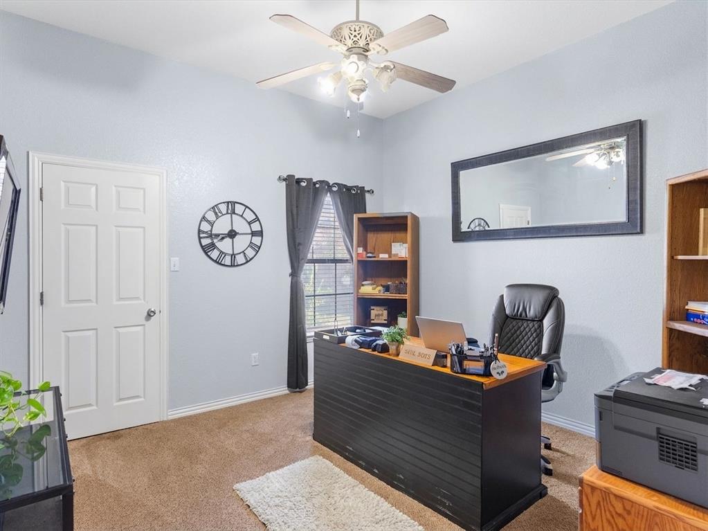 Secondary bedroom currently used as office