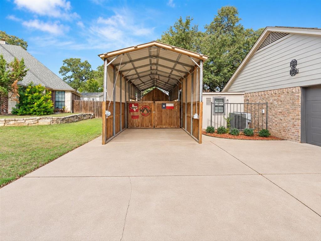 Covered RV parking