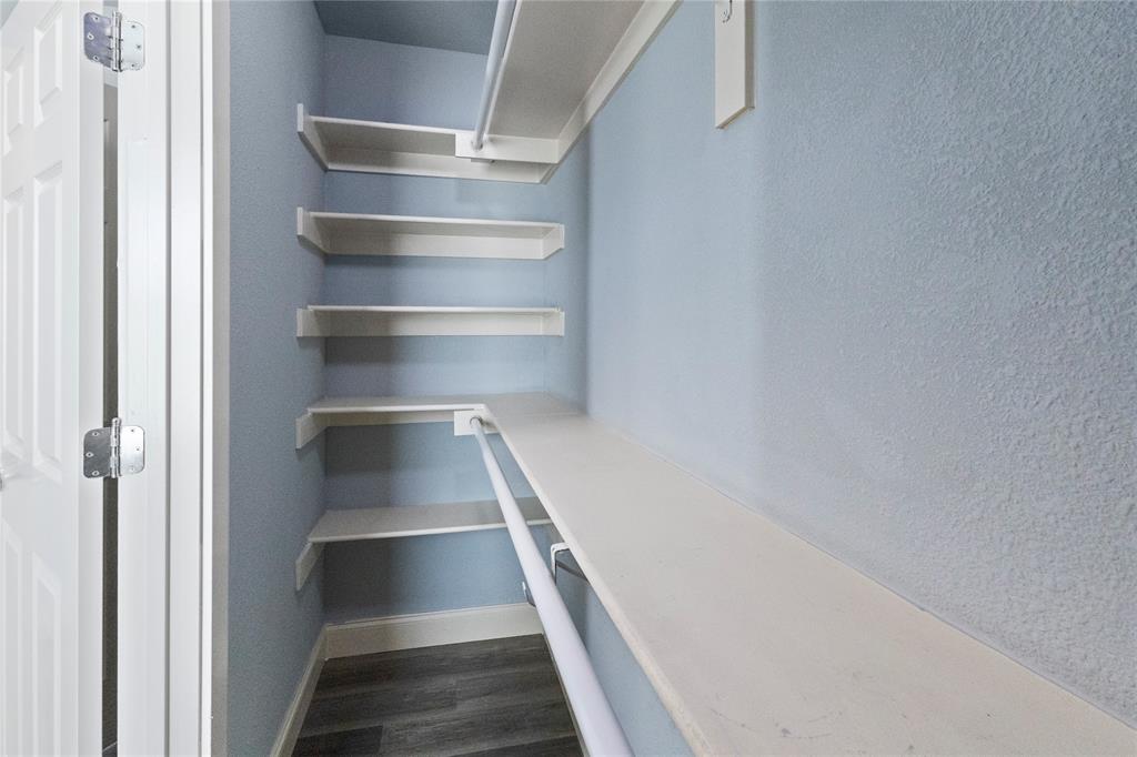 Bedroom closet off of Parlor room