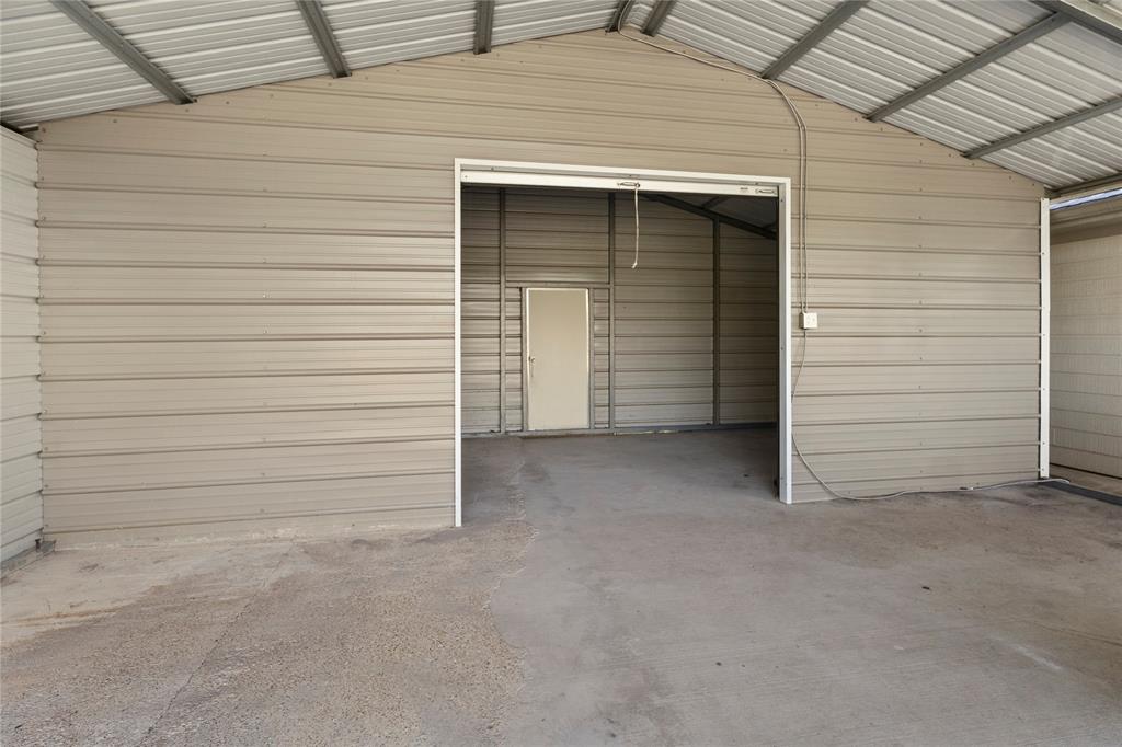 Carport with electric and storage