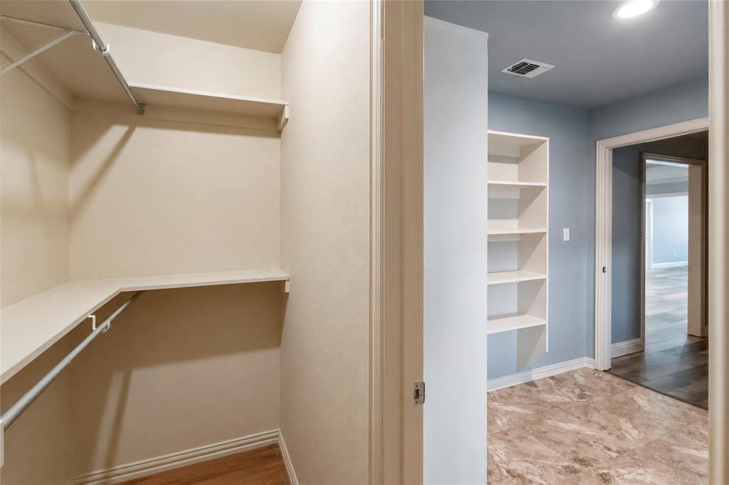 Storage and electrical panel closet
