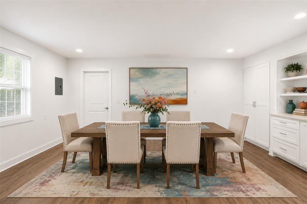 Virtual staging. The home is vacant