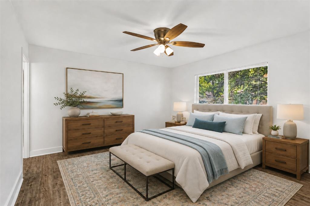 Virtual staging. The home is vacant