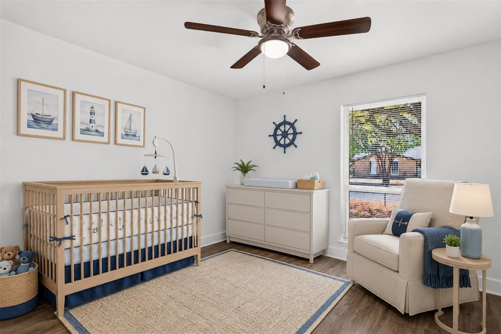 Virtual staging. The home is vacant