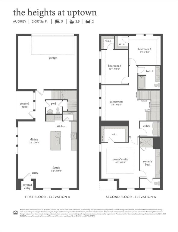 Open and flowing with living space both upstairs and down, our new Audrey plan offers the perfect home design for today's modern family!