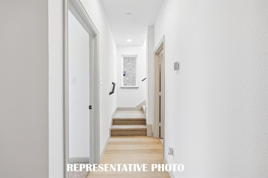 Welcome into our beautiful Harper floor plan featuring a main floor guest bed & bath with ample living space upstairs.  REPRESENTATIVE PHOTO
