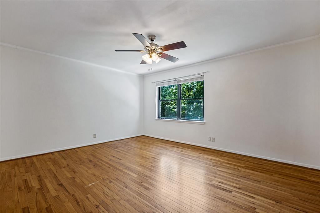 Hardwood Floors in both bedrooms in this condo.