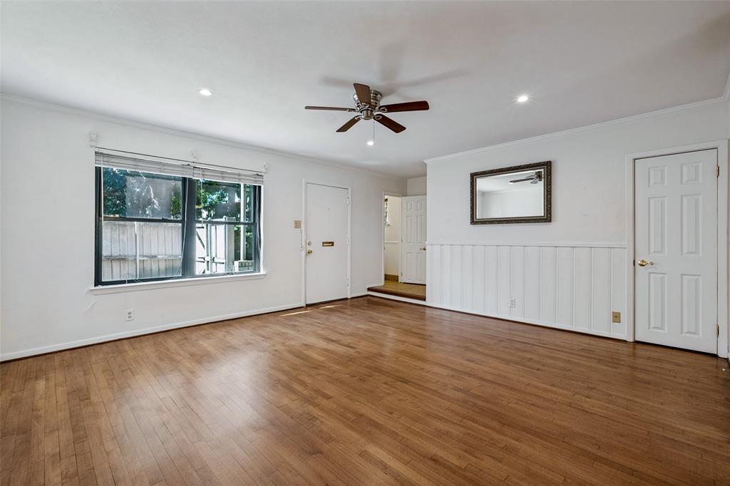 As you enter from the front door you step inside the living room which is connected to the dining room. As you enter from the front door you step inside the living room which is connected to the dining room.