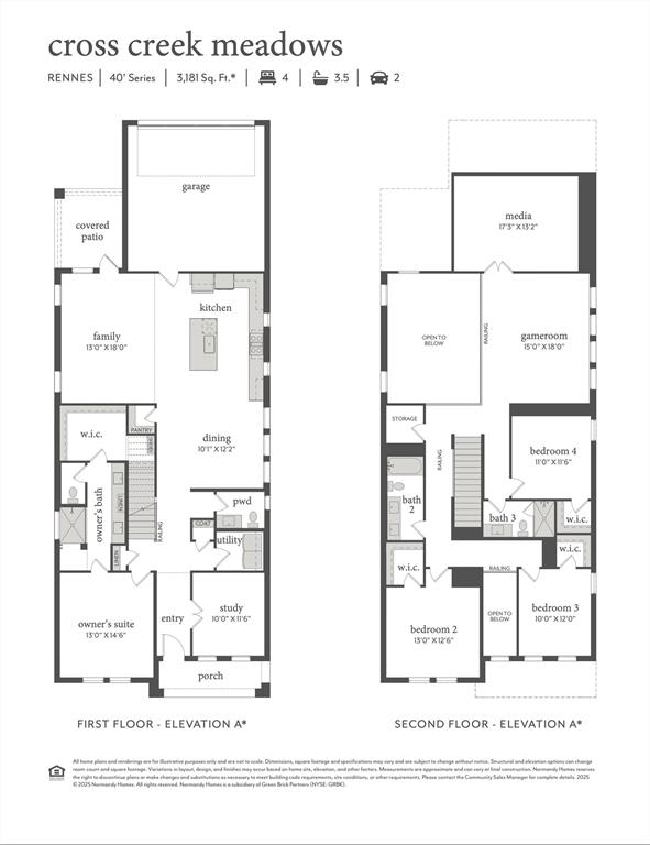 Open the front door and enter your dream home!  Our Rennes plan offers a fantastic open concept main floor paired with spacious bedrooms creating outstanding space for your family!