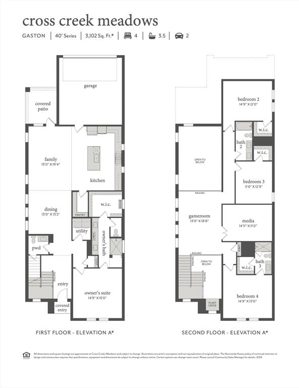 With an open and flowing main level designed for entertaining paired with spacious bedrooms and private baths, our Gaston plan is the dream home you have been searching for!