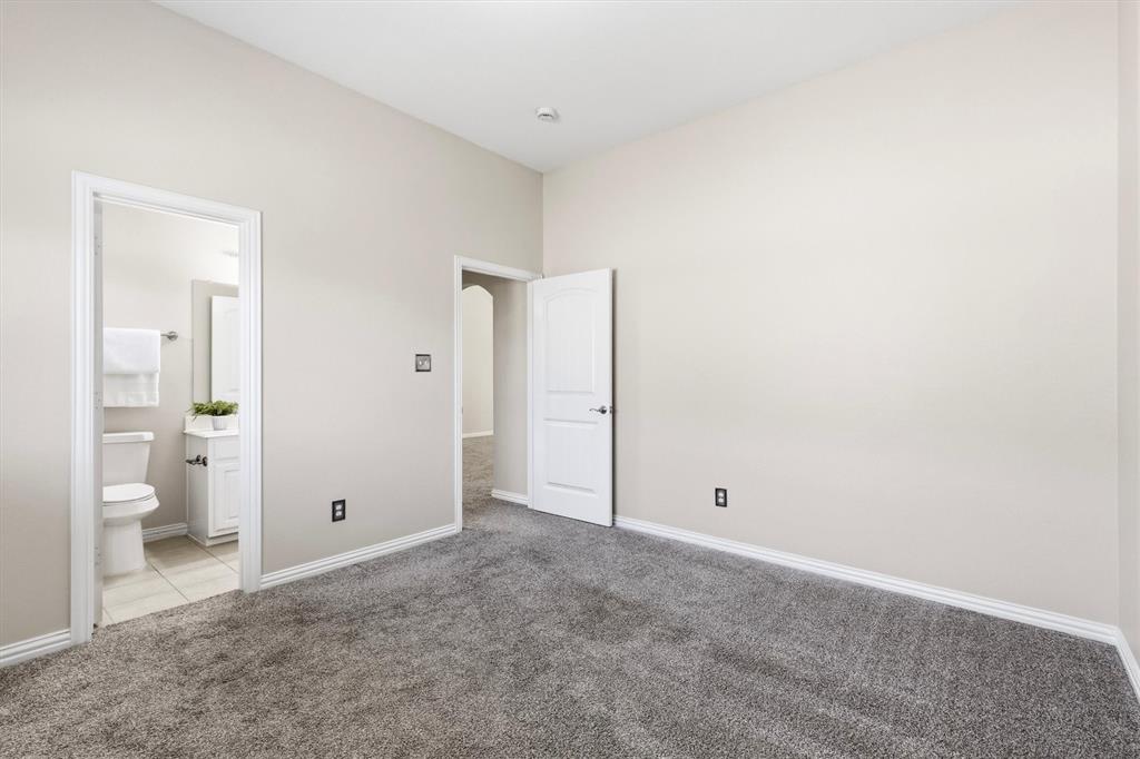 Upstairs bedroom with ensuite bath