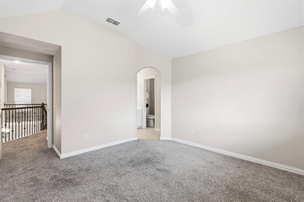 Upstairs bedroom with access to Jack and Jill bathroom.