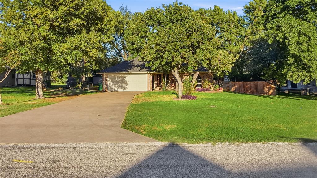 Full front view of the home