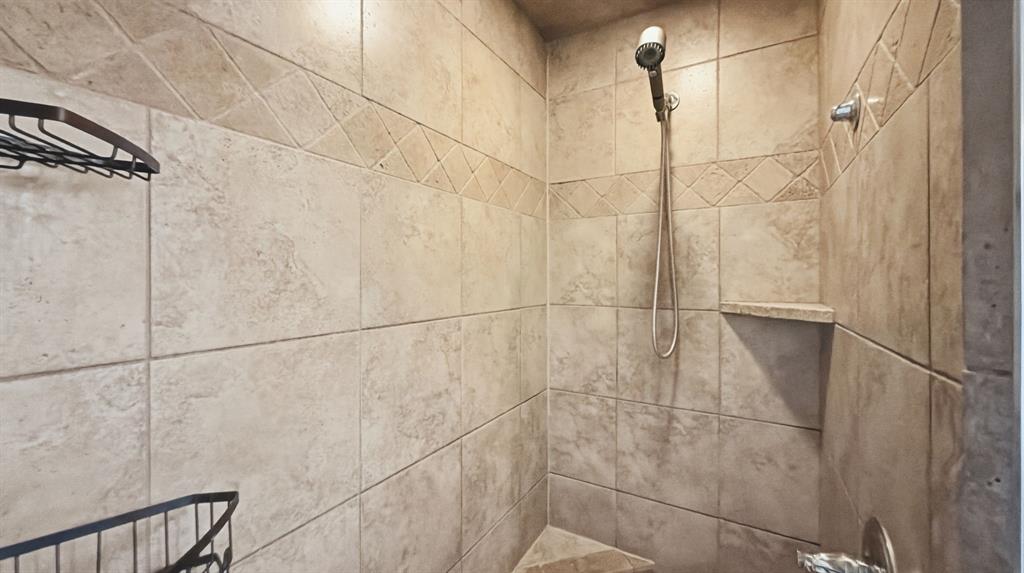 Walk in shower in primary bath