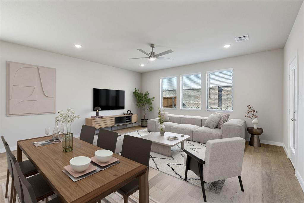 Living Room in the Holden home plan – REPRESENTATIVE PHOTO