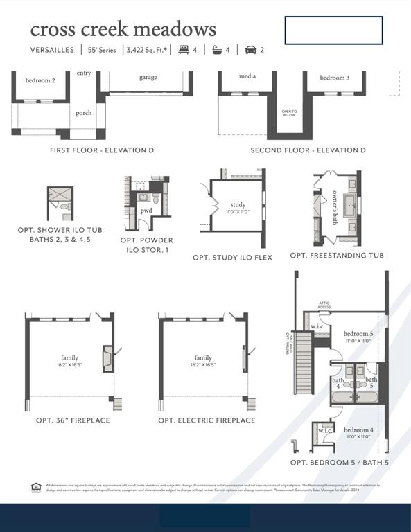 This outstanding floor plan features elevation B, optional powder bath, study, electric fireplace, mud bench, shower ILO of tub for bath 2 plus so much more! This outstanding floor plan features elevation B, optional powder bath, study, electric fireplace, mud bench, shower ILO of tub for bath 2 plus so much more!