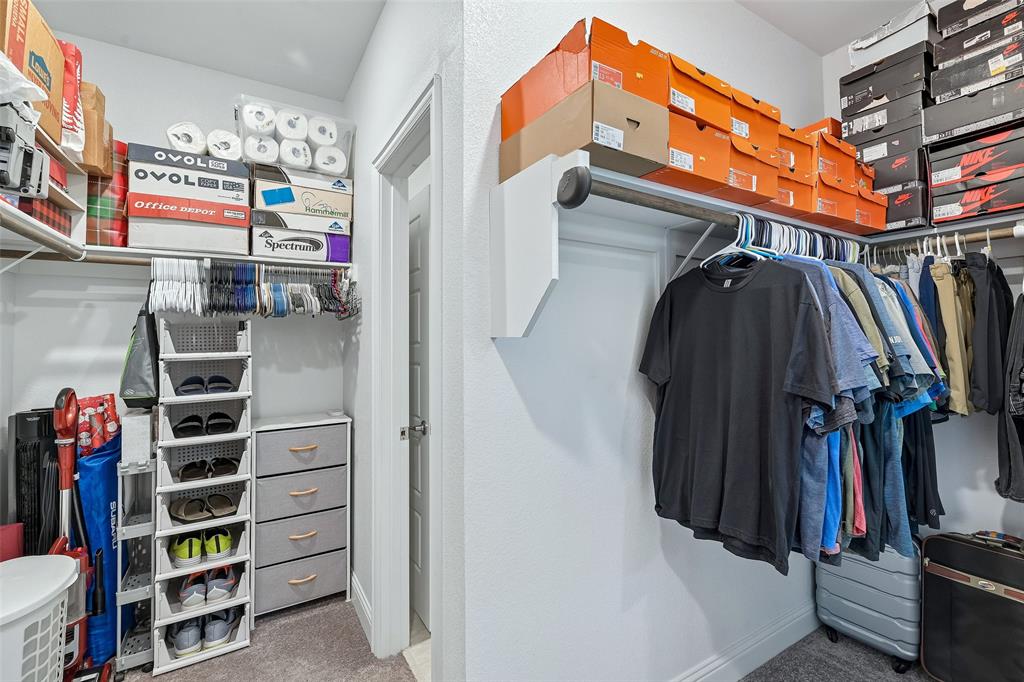 Large Walk-in Through Closet