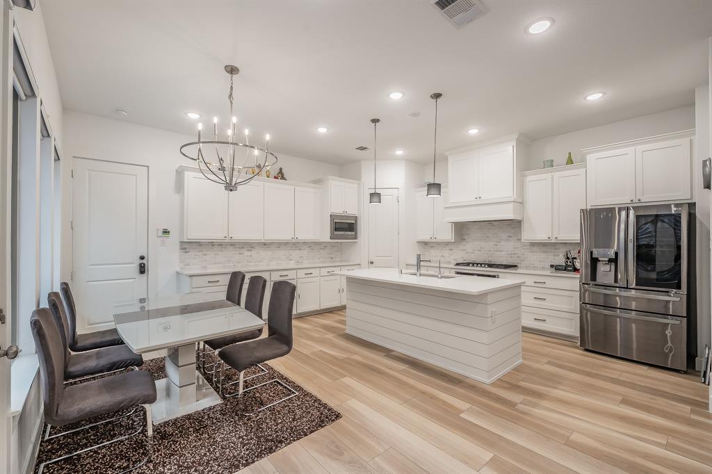 Conveniently located in the open-concept first floor, dining area great for entertaining many guests