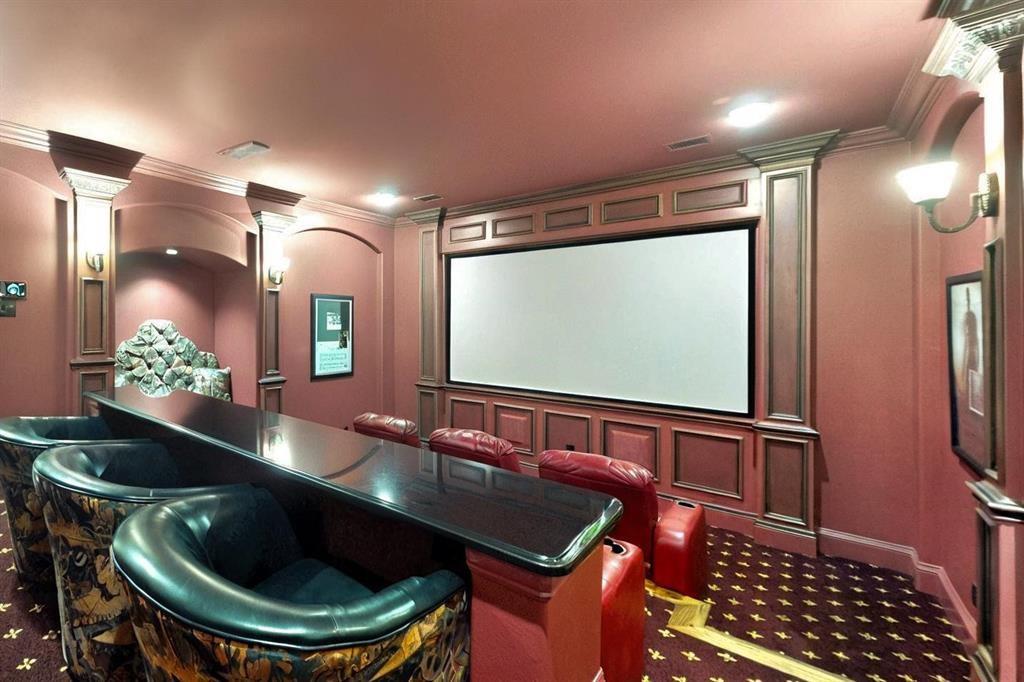 Jaw driopping Media Room accessible via elevator.