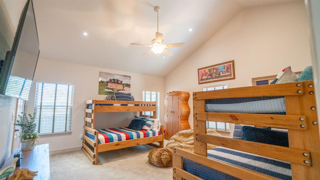 Bunk room tv room combe. Outfitted as is sleeps 10 comfortably