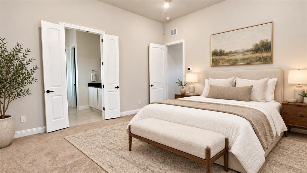 This image has been digitally staged to illustrate how the space could look. Please see the next photo for the property’s current, unstaged appearance.