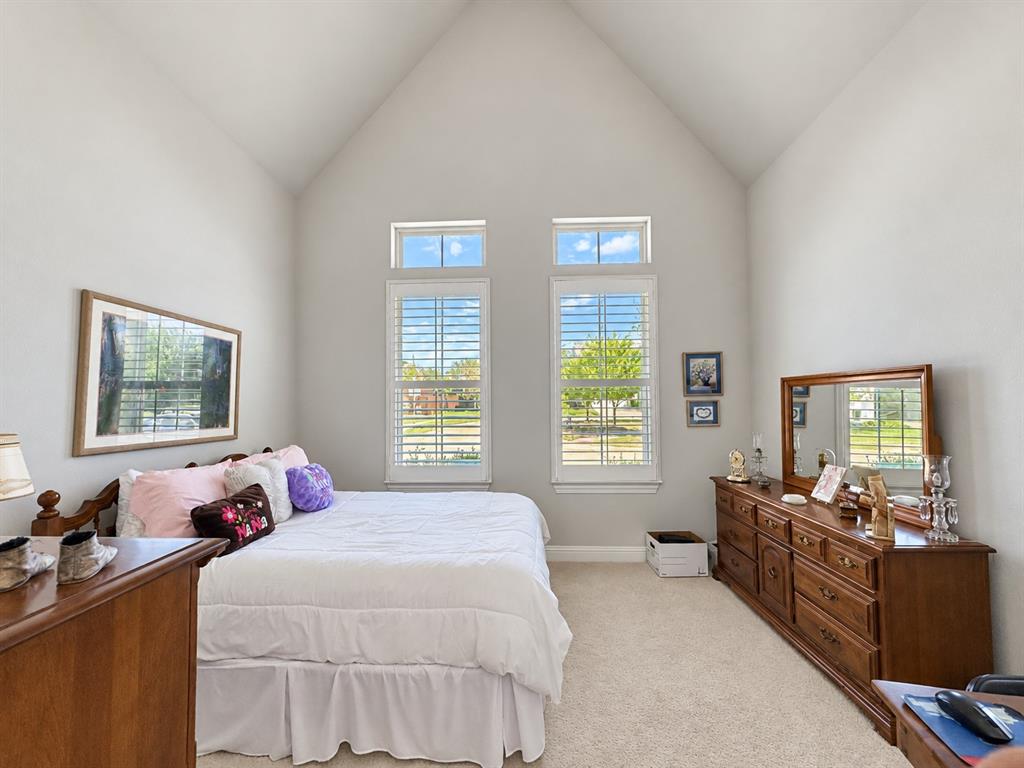 Cathedral ceilings in the Second Bedroom.