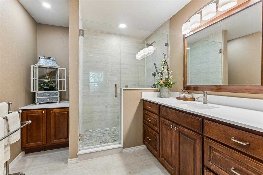 Oversized walk in shower