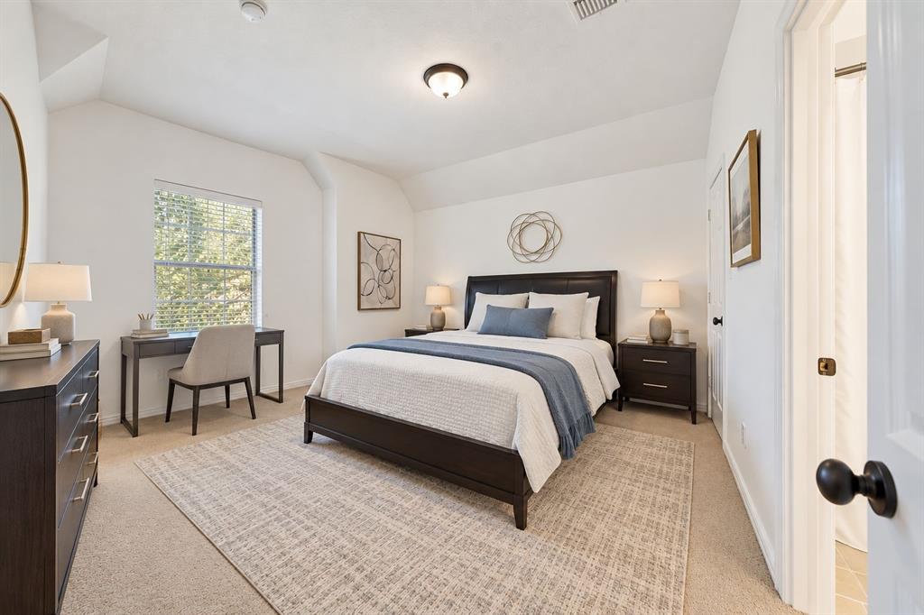 Virtually Staged Bedroom
