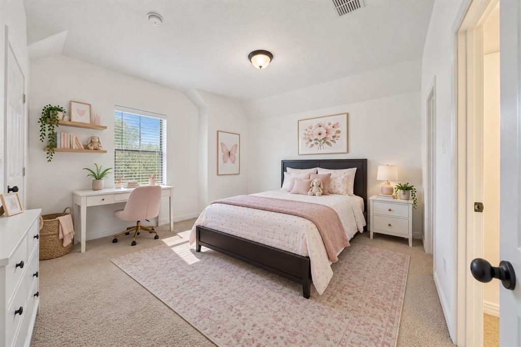 Virtually Staged Bedroom