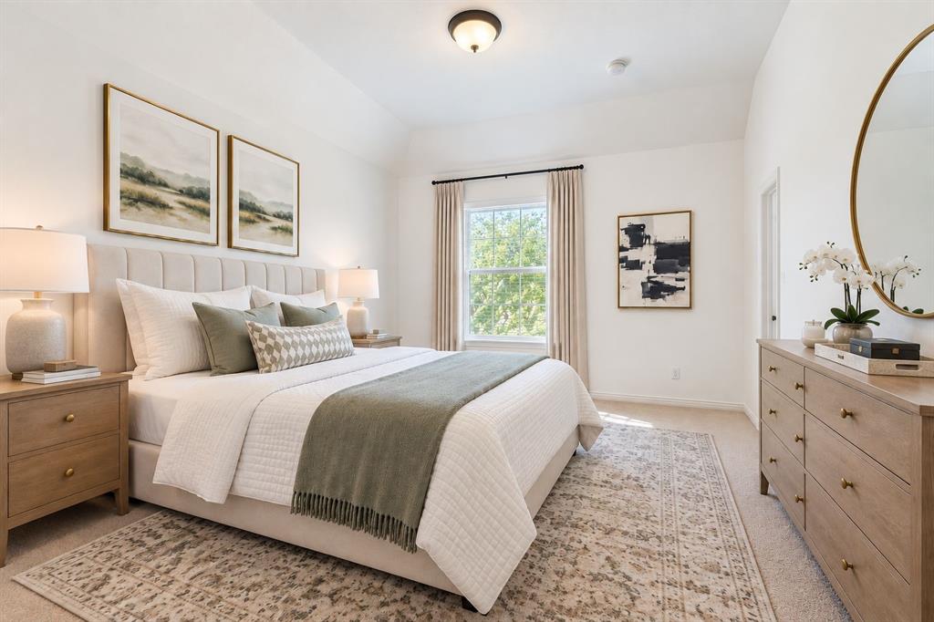 Virtually Staged Bedroom