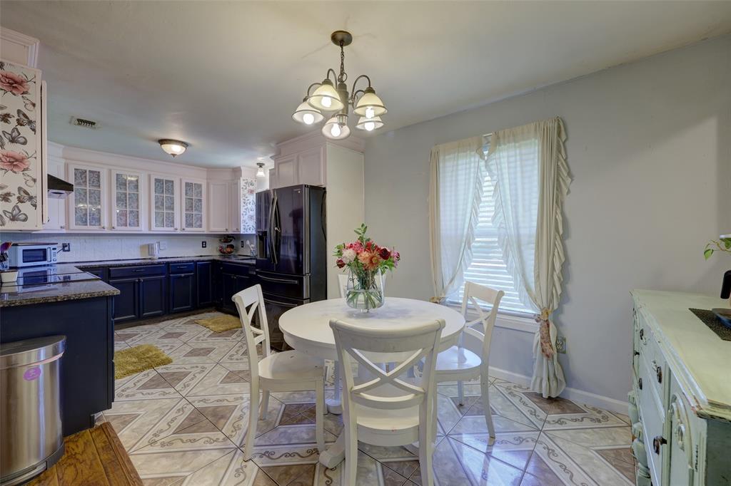 Gather for meals and games in the Eat-in Kitchen