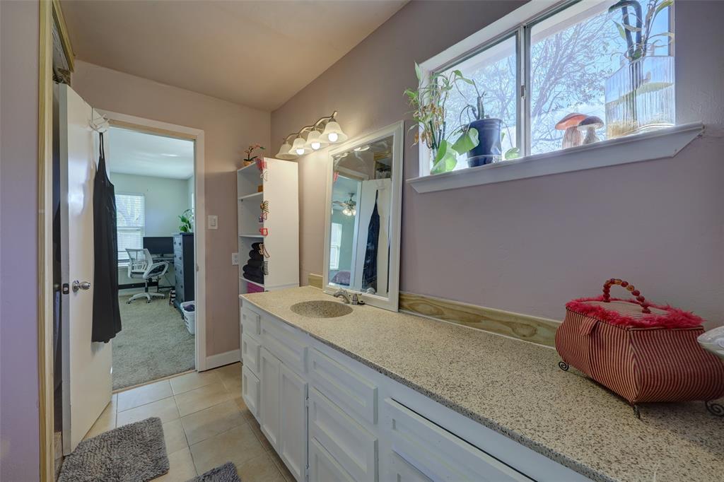 Large primary bathroom