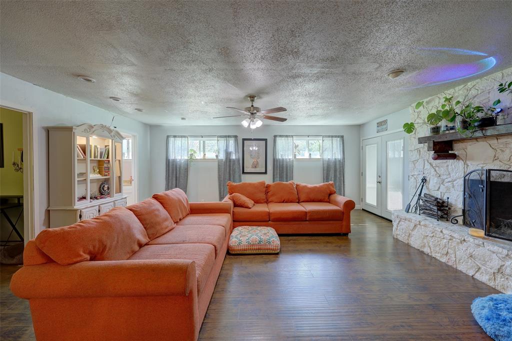 Grand living space - large enough for two large sofas with room to spare