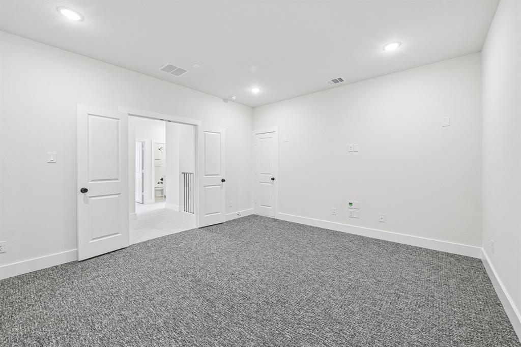This over the top media room and adjacent game room create the ultimate entertainment zone!