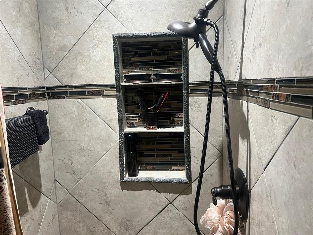 shower has been updated in master bath.