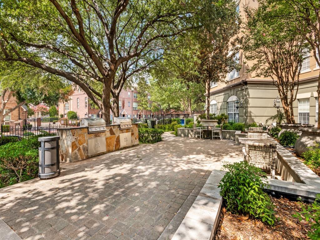 Community patio area
